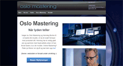 Desktop Screenshot of oslomastering.com